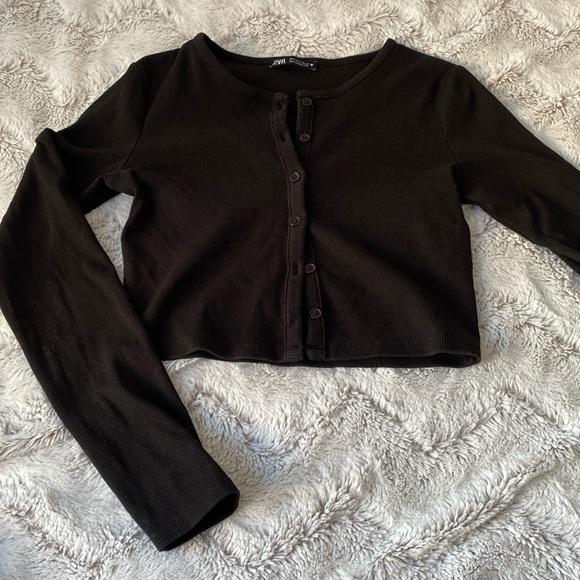 Zara cropped cardigan - Picture 1 of 2